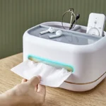 Table Napkin Holder, Removable Tissue Boxes, Luxury Decorative Handkerchief Case, Paper Storage Boxes for Home Office and Car