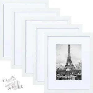 PVC Picture Frames For Wall Decor Black White Photo Frame Wall Hanging Classic Frame Photo Desktop Decoration - Image 2