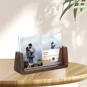 Custom Song Acrylic Photo Frame Wedding Anniversary Gift for Couple Him Her Personalized Music Code Picture Frame Home Decor - Image 3