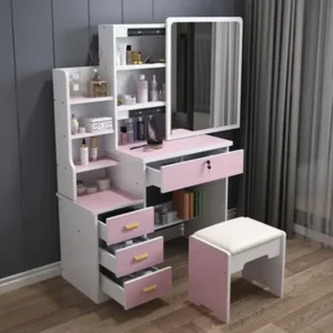 Makeup Tables Hairdresser Dressers Bedroom Furniture Vanity Mirror Drawers Cabinets Vestidores Table - Image 3