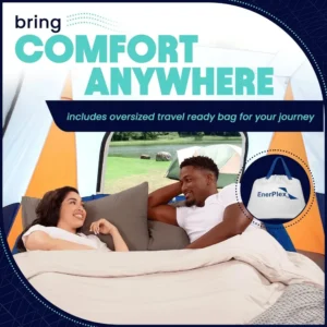 Air Mattress with Built-in Pump - Double Height Inflatable Mattress for Camping, Home & Portable Travel - Image 6