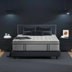 12 Inch Medium Firm Mattress,Hybrid Mattress in a Box with Memory Foam, Individually Wrapped Pocket Coils Springs, Edge Support
