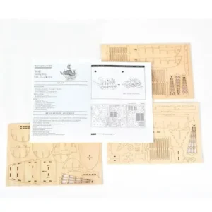 DIY Sailing Ship Toys 3D Wooden Puzzle Toy Assembly Model Wood Craft Kits Desk Decoration for Children Kids - Image 3