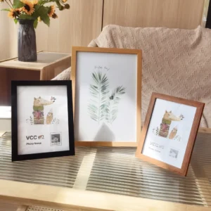 5Pcs Wooden Photo Frames For Picture Wall 10X15 15X20 20X25 A4 Pictures Frame Stand For Pictures Certificate Commemorative Gift - Image 4