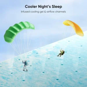 3-inch Memory Foam Mattress Topper, Gel Infused Cooling Mattress Topper, Soft Mattress Topper for Sleeper Sofa, RV, Camper - Image 3