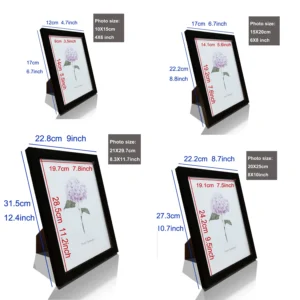 5Pcs Wooden Photo Frames For Picture Wall 10X15 15X20 20X25 A4 Pictures Frame Stand For Pictures Certificate Commemorative Gift - Image 3
