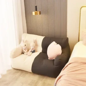 Double Lazyboy Bean Bag Sofa Reclining and Sleeping Soft Comfort Sofa Washable Fabric Sofa Balcony Bedroom Double Seating - Image 2