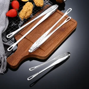 304 Stainless Steel Korean Barbecue Clip BBQ Grill With Kitchen Thickened Non-slip Saute With Steak And Food Clips - Image 2