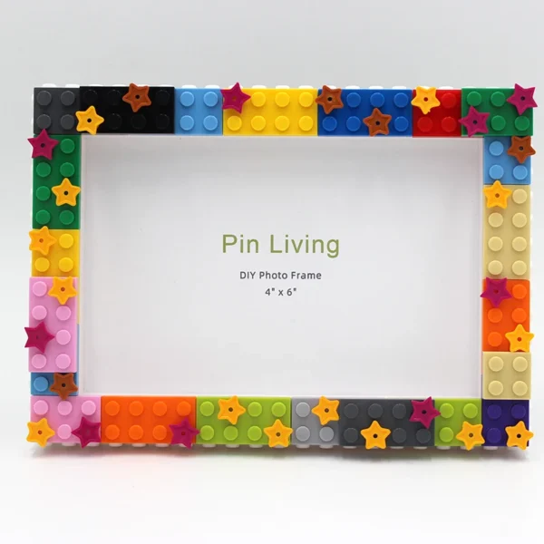 1PC Decor Photo Frame DIY Star Sky Simple Color Block Picture Frame For Home Decoration Birthday Gift - Image 5