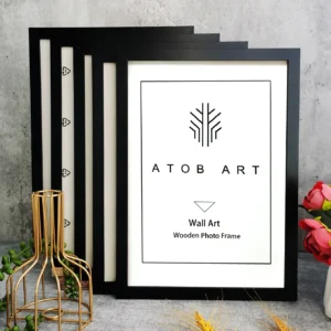 5Pcs Wooden Photo Frames For Picture Wall 10X15 15X20 20X25 A4 Pictures Frame Stand For Pictures Certificate Commemorative Gift