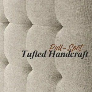 Bed Frame, Upholstered Tufted Headboard, Bed Frame - Image 6