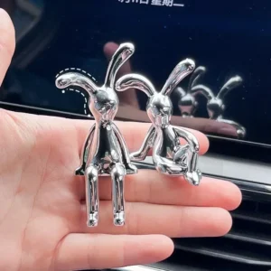Cute Ornament Cartoon Rabbit Ornament Kawaii Car Accessories Office Desktop Decor Creative Crafts Gifts Decorative Figurines - Image 5