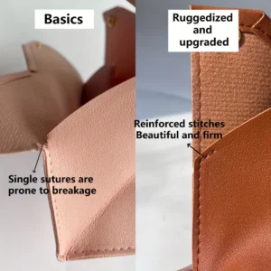 Living Room Dining Room Tissue Box Environmentally Friendly Leather Multi-purpose Solid Color Creative Napkin Storage Box - Image 3