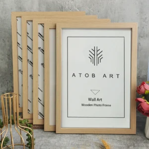 5Pcs Wooden Photo Frames For Picture Wall 10X15 15X20 20X25 A4 Pictures Frame Stand For Pictures Certificate Commemorative Gift - Image 2