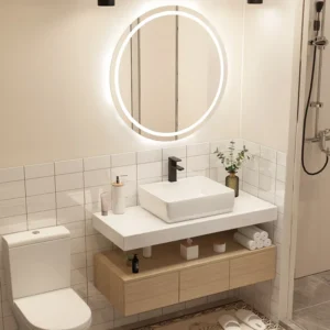 Medicine Cabinet Vanity Bathroom Space Saving Meuble Salle De Bain Storage Shelf Mirror Kit Mirrors Cabinets Towel Washbasin