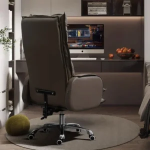 Recliner Ergonomic Office Chairs Computer Boss Leather Executive Chair Lounge Swivel Cadeira De Escritorio Office Furniture WKOC - Image 2