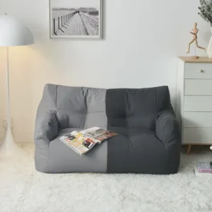 Double Lazyboy Bean Bag Sofa Reclining and Sleeping Soft Comfort Sofa Washable Fabric Sofa Balcony Bedroom Double Seating - Image 3