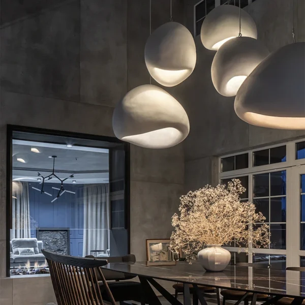 Japanese Wabi Sabi Chandelier Modern Minimalist Dining Living Room Pendant Light Bedroom Bar Designer Homestay E27 Hanghing Lamp - Image 2