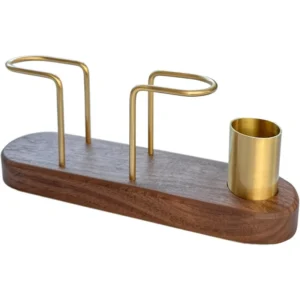 HeMu Tooth Swab Tube Tissue Holder Black Walnut Minimalist Dining Table Tissue Storage Rack Restaurant Coffee Shop Paper Box - Image 6