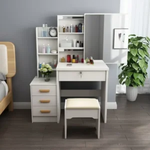 Makeup Tables Hairdresser Dressers Bedroom Furniture Vanity Mirror Drawers Cabinets Vestidores Table - Image 2