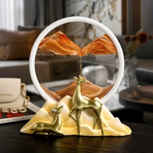 Quicksand painting decoration creative art hourglass home living room TV cabinet landscape decoration