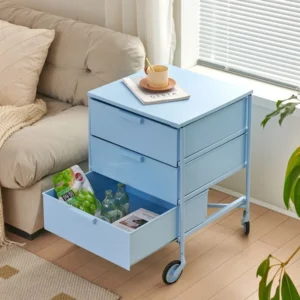 Nordic Simple Creative Design Be Used As A Multi-functional Mobile Storage Cabinet For Nightstand Modern Bedroom Fashion Locker - Image 3