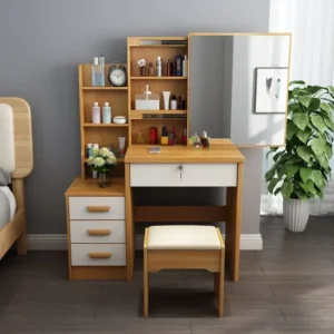 Makeup Tables Hairdresser Dressers Bedroom Furniture Vanity Mirror Drawers Cabinets Vestidores Table - Image 6