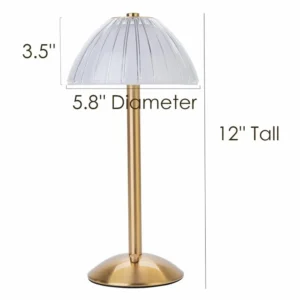 LED Table Lamp Touch Sensor Dimmable Desktop Night Light Rechargeable Wireless Reading Lamp for Hotel Bar Bedroom Decor Light - Image 5