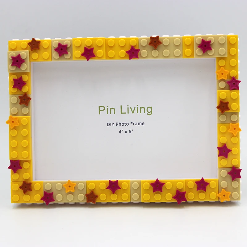 1PC Decor Photo Frame DIY Star Sky Simple Color Block Picture Frame For Home Decoration Birthday Gift - Image 6