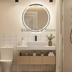Medicine Cabinet Vanity Bathroom Space Saving Meuble Salle De Bain Storage Shelf Mirror Kit Mirrors Cabinets Towel Washbasin - Image 6
