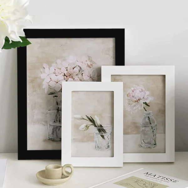 Natural Wooden Picture Frames Classic Photo Frame For Wall Hanging With Plexiglass 9X13 10X15 13X18cm Pictures Frame Photo Decor - Image 2