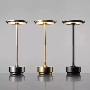 Simple charging LED Desk Lamp restaurant bar desk lamp dimming atmosphere retro portable charging touch USB desk lamp