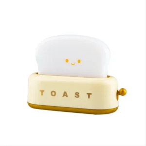 Bread Toast Light Toaster Nightlight Creative Rechargeable Led Lamp Bedroom For Birthday Gift - Image 5