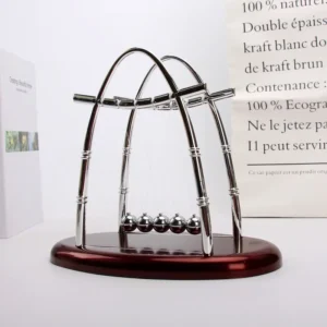 1 PC Cradle Balance Steel Balls, Perpetual Motion Collision Ball, School Teaching Physics Science Pendulum Home Decoration - Image 4