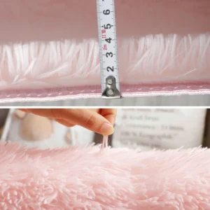 Fluffy Plush Carpet For Modern Home Living Room Sofa Area Rug Silky Soft Crawling Mat Children Bedroom Large Carpet Light Gray - Image 6