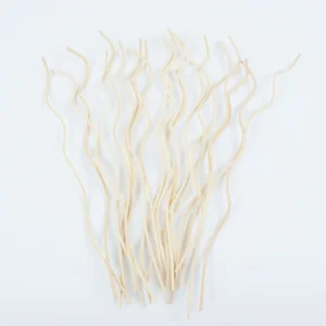 20pcs Long Wavy Rattan Reed Fragrance Diffuser Replacement Refill Wood Vine Shaped Diffuser Sticks DIY Home Decor Accessory