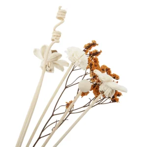 Primary Color Open Rose Reed Diffuser Sets Artificial Plant Fireless Aroma Vine Combination Desktop Decor Home Fragrance - Image 3