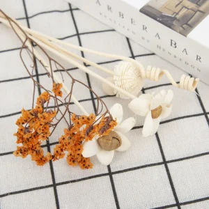 Primary Color Open Rose Reed Diffuser Sets Artificial Plant Fireless Aroma Vine Combination Desktop Decor Home Fragrance