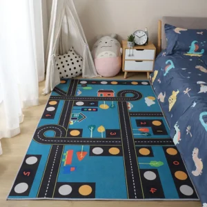 Cartoon Dinosaur Jungle Green Children's Carpet, Soft Non Slip Indoor Carpet, Small and Medium Size Alfombra Tapete Peludo Rugs - Image 4