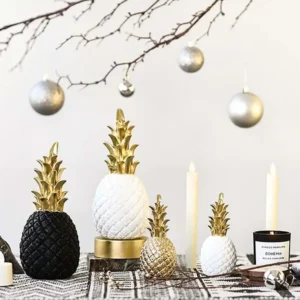 1pcs S/M/L Pineapple Creative Home Decoration Luxury Nordic Modern Desk Ornaments - Image 4