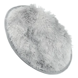 Circle Round Shaggy Rug Living Room Bedroom Carpet Floor Mat Anti-Skid - Image 3