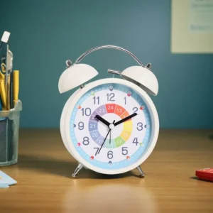 1pc student-only bedroom table alarm clock; 3-inch early education small alarm clock; Room/home décor - Image 3