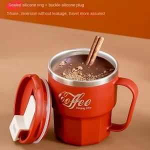 304 Stainless Steel Portable Coffee Mug, Light Luxury, Suitable for Home, Office, Water Cups, Beverage Cups, New Type - Image 4