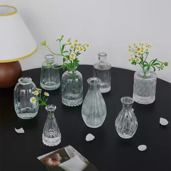 Decorative Flower Vase Retro Flowers Bottle Home Decoration Irregular Vase for Hydroponics Plant Room Decor Desktop Ornaments 꽃병 - Image 6