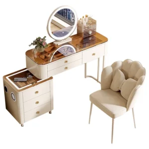 Makeup Shelf Dressing Table Dressers Vanity Desk Closets Sideboards Dressing Table Light Tavolo Da Trucco Bedrooms Furniture - Image 6