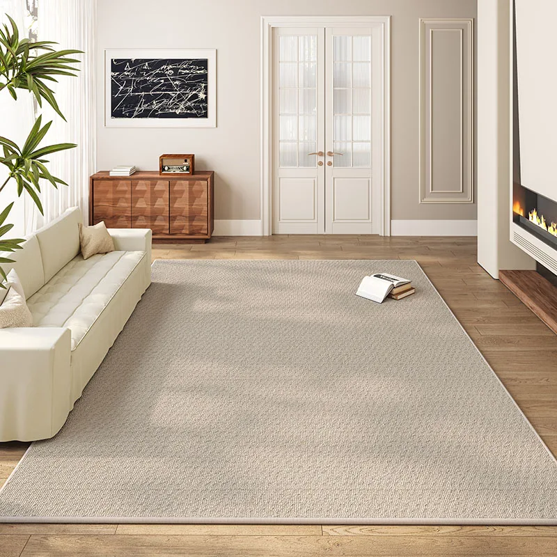 Pure Color Minimalist Living Room Carpet Artistic Modern Decorative Rugs Oversized Carpets Luxury Easy Clean Bedroom Rug السجاد - Image 4