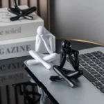 Nordic Light Luxury Style Abstract Figure Home Decoration Ornaments Sitting Posture Statue Crafts Desktop Decor Artworks