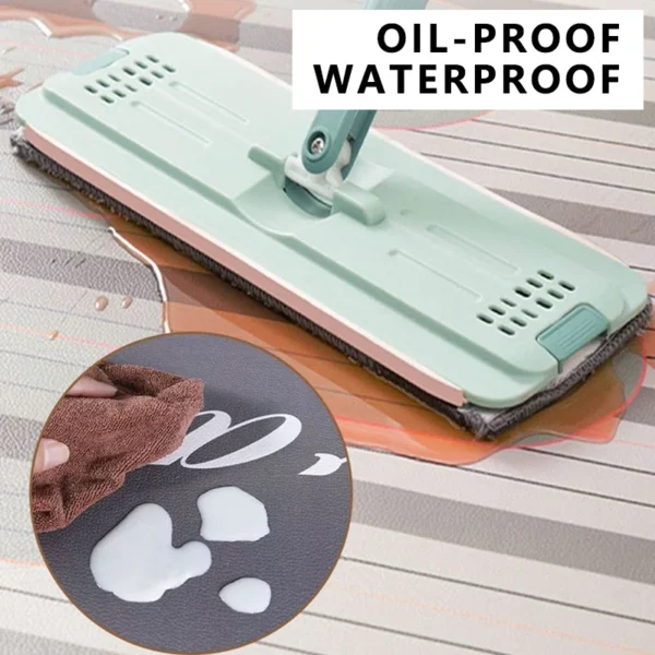 Kitchen Mat Waterproof Pvc Carpet Non-slip Long Strip Leather Rug Oil-proof Home Decoration Marble Floor Mats Alfombra De Cocina - Image 5