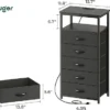 black-5-drawers