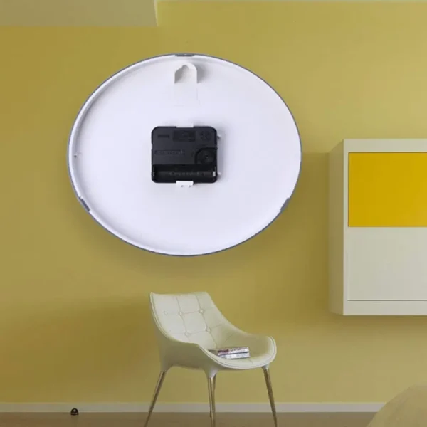8 Inch Large Vintage Round Modern Decoration Home Bedroom Retro Time Kitchen Nordic Wall Clock Non-Ticking Quartz Clock - Image 4